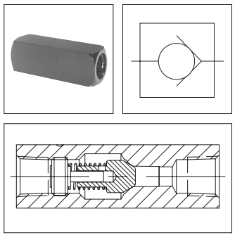 Van một chiều Paker Dòng C